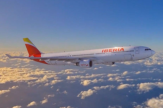 Iberia neues Logo neue Bemalung neue Livery Airbus A330 Credit Iberia