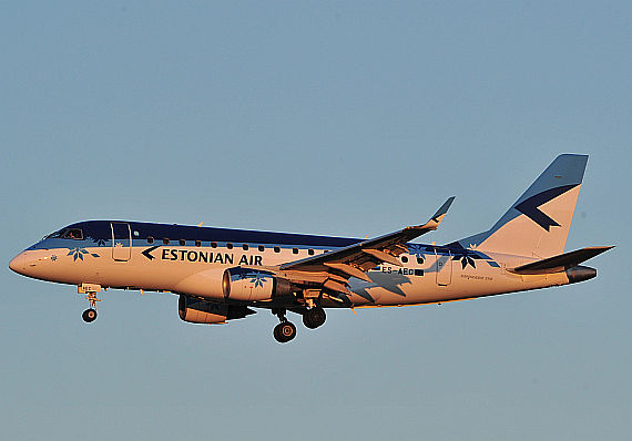 Estonian Die ES-AEC im Endanflug auf die 34 - Foto: Austrian Wings Media Crew PA / Austrian Wings Media Crew