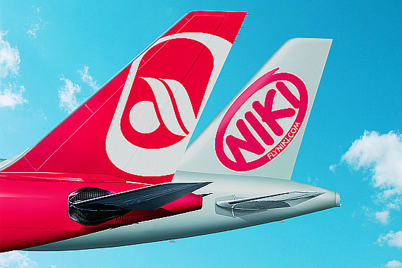 Air Berlin und NIKI - Foto: NIKI Luftfahrt GmbH