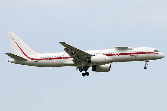 Honeywell Flight Test Boeing 757-200 N757HW am Flughafen Wien - Foto: Austrian Wings Media Crew