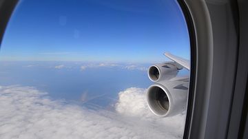 Lufthansa Boeing 747-8I Tragfläche Triebwerke Verkehrsflugzeug Verkehrsluftfahrt Symbolbild Sujetbild_9 Foto PA Austrian Wings Media Crew
