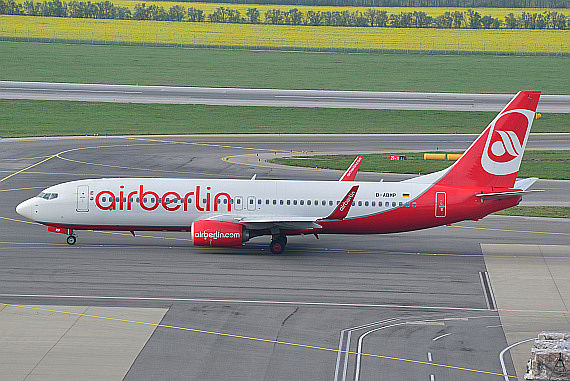 Air Berlin Boeing 737-800 D-ABMP Foto PA Austrian Wings Media Cew