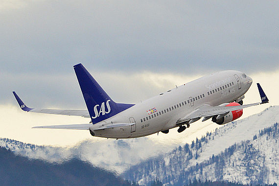 SAS Scandinavian Airlines Boeing 737-700 SE-RJU beim Start im Steigflug Foto PA Austrian Wings Media Crew