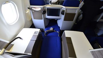 Edelweiss A330 Business Liegestellung Foto PA Austrian Wings Media Crew