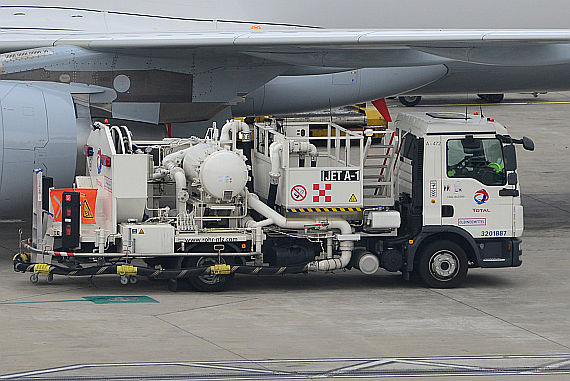 Tankwagen Tanklaster Betankung Symbolbild Sujetbild Foto PA Austrian Wings Media Crew