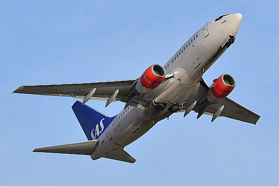 SAS Scandinavian Airlines Boeing 737-700 LN-TUA Steigflug Foto PA Austrian Wings Media Crew