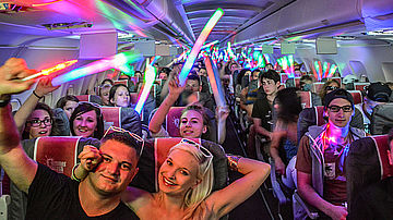 Austrian Airlines Partyflug nach Antalya - Foto: Austrian Airlines