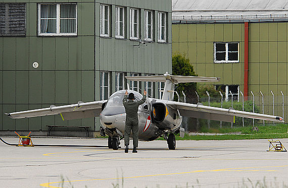 Bundesheer Saab 105 Vorbereitungen_1 Foto PA Austrian Wings Media Crew