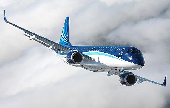 Embraer E-190 Azerbaijan Airlines - Foto: Embraer