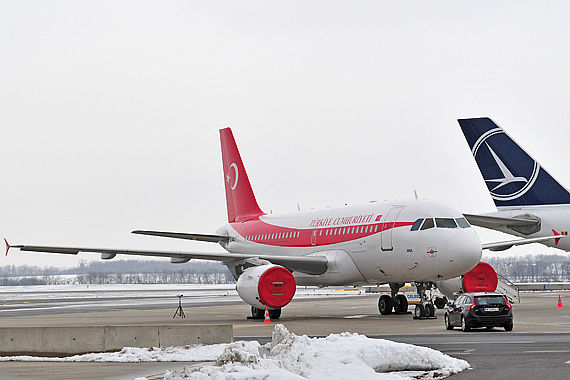 Airbus A319 TC-ANA der türkischen Regierung - Foto: Austrian Wings Media Crew