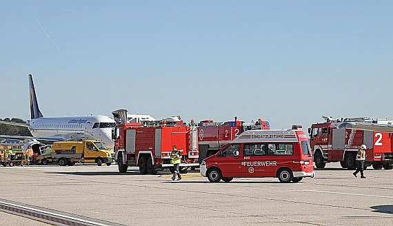 Die Übung am Flughafen Linz verlief erfolgreich - Foto: Flughafen Linz