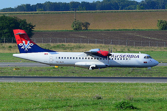 Air Serbia JAT ATR72 YU-ALO Foto PA Austrian Wings Media Crew