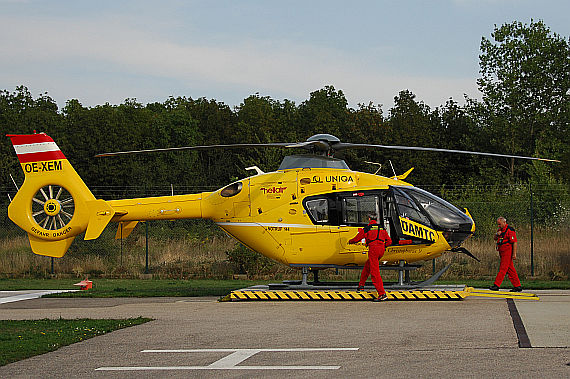 ÖAMTC Notartzhubschrauber Christophorus 9 EC-135 OE-XEM am Stützpunkt in Aspern_4 Foto PA Austrian Wings Media Crew