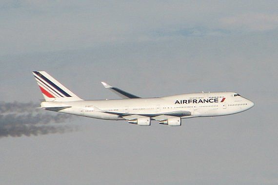 Boeing 747-400 von Air France im Reiseflug Foto CMeltzer