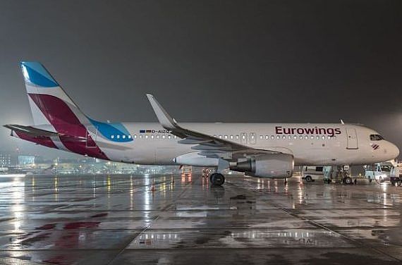 Erster Germanwings Eurowings Airbus A320 Credit Lufthansa