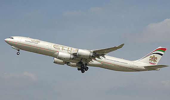 Airbus A340-500 von Etihad - Foto: Arpingstone / Wiki Commons