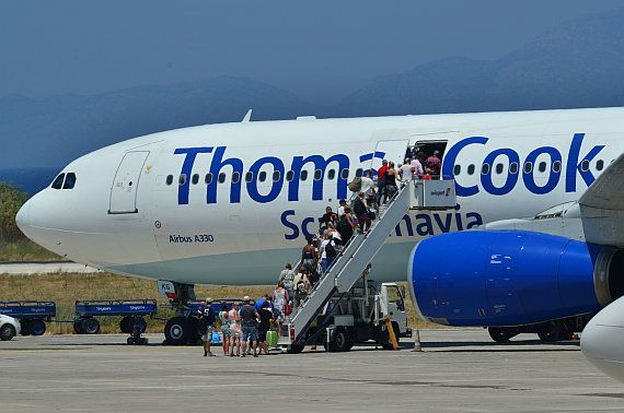 Thomas Cook Scandinavia A330 Passagiere Rhodos Foto PA Austrian Wings Media Crew