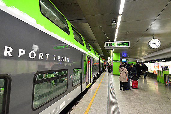 CAT Cityairporttrain Wien Mitte Fahrgäste_1 Foto PA Austrian Wings Media Crew