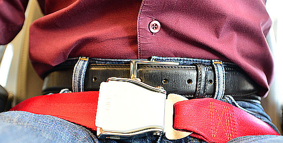 Sitzgurt Seat Belt Symbolbild Sujetbild Foto PA Austrian Wings Media Crew