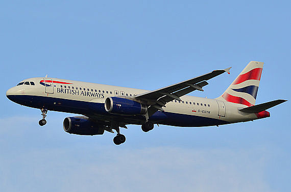 British Airways Airbus A320 G-EUYN Foto PA Austrian Wings Media Crew