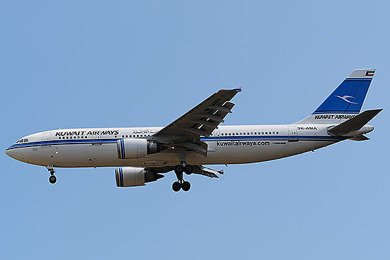 Kuwait Airbus A300-600R 9K-AMA Landeanflug Piste 34 - Foto: PA / Austrian Wings Media Crew