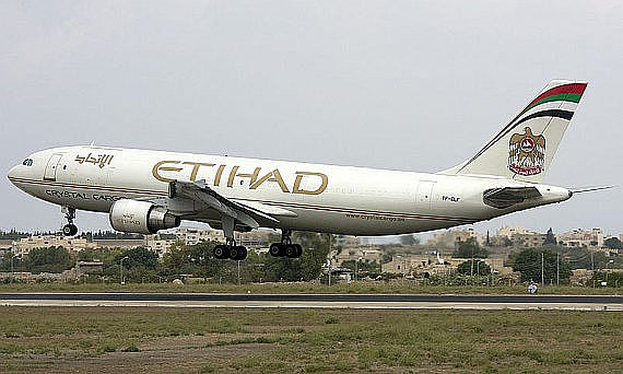 Airbus A300-600F von Etihad Cargo - Foto: Gordon Zammit / Wiki Commons