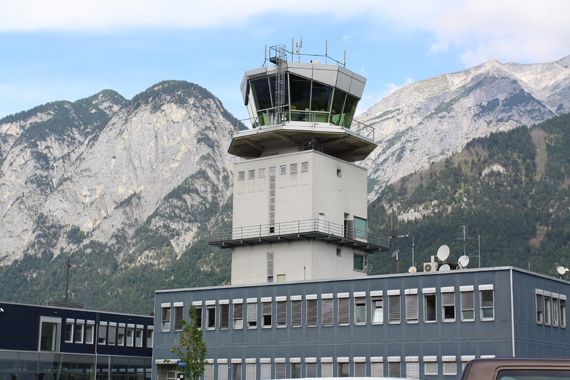 Tower am Flughafen Innsbruck - Foto: Christian Zeilinger