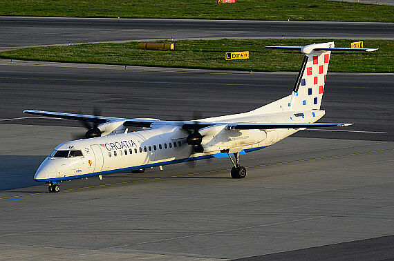 Croatia Airways Bombardier Q400 9Q-CQE Foto PA Austrian Wings Media Crew