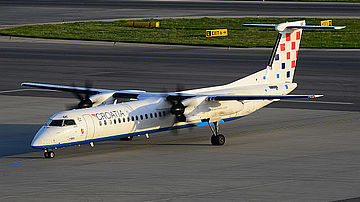 Croatia Airways Bombardier Q400 9Q-CQE Foto PA Austrian Wings Media Crew