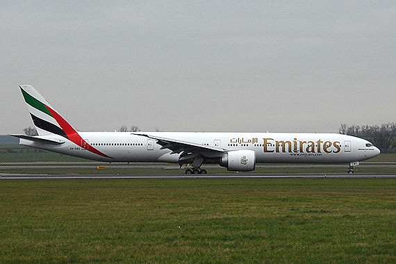 Emirates Boeing 777-300ER A6-EBC Foto PA Austrian Wings Media Crew