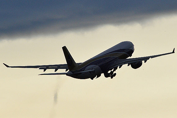 Verkehrsflugzeug LUftfahrt Verkehrsluftfahrt Flugverkehr A330 Steigflug Symbolbild Sujetbild Foto PA Austrian Wings Media Crew