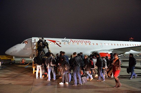 AUA Austrian Airlines Embraer Erstflug 04012016_Str_Foto Huber Austrian Wings Media Crew_001