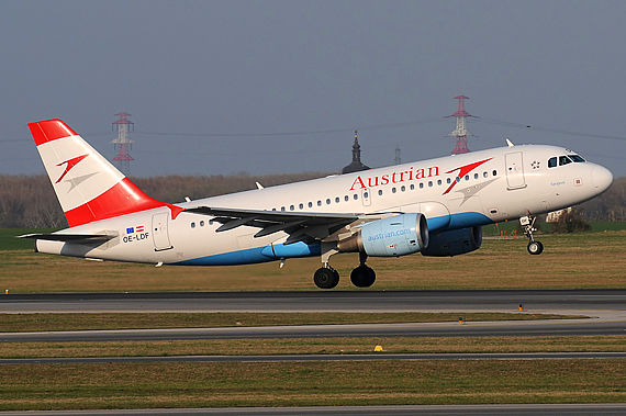 Austrian Airlines (AUA) Airbus A319 (OE-LDF) - Foto: Austrian Wings Media Crew