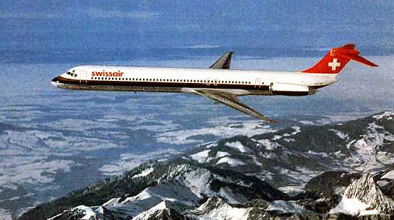MD-81 der Swissair im Flug - Foto: Archiv Austrian Wings Media Crew