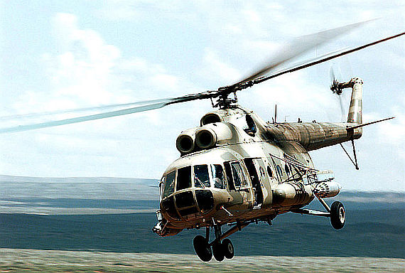 Bewaffneter Mi-8 im Flug (Symbolbild) - Foto: Wiki Commons