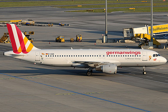 Germanwings Airbus A320 - Foto Austrian Wings Media Crew
