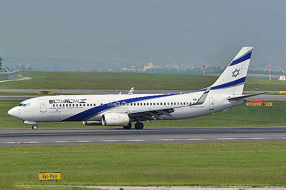 El Al Israel Airlines Boeing 737-800 4X-EKT Foto PA Austrian Wings Media Crew