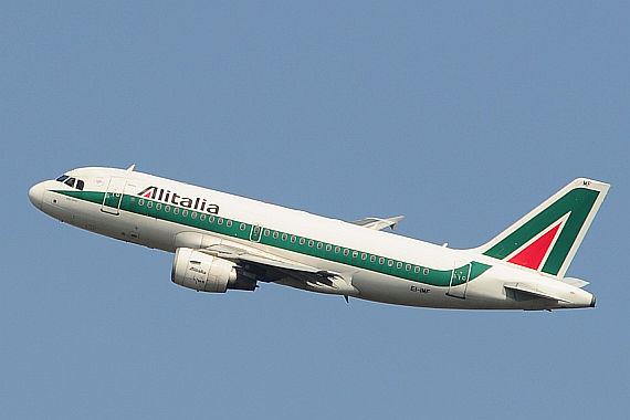 Alitalia Airbus A319 EI-IMF Foto PA Austrian Wings Media Crew