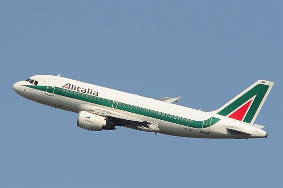 Alitalia Airbus A319 EI-IMF Foto PA Austrian Wings Media Crew