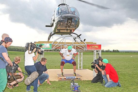 Franz Müllner Bell 206 Weltrekord Foto The Rock