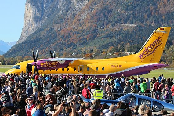 Flughafenfest Innsbruck 2015 Foto CSchöpf OE-LIR Welcome Air