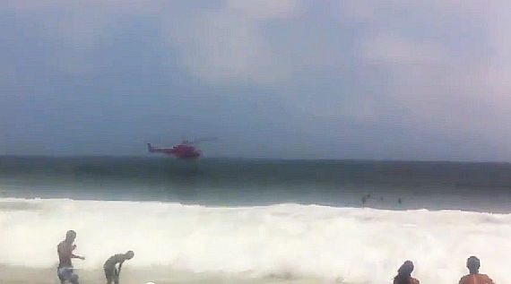 Ecureuil AS350 (PP-BRJ) der Feuerwehr Rio - Foto: Screenshot YouTube