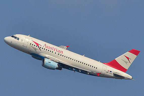 AUA Austrian Airlines Airbus A319 OE-LDG Foto PA Austrian Wings Media Crew