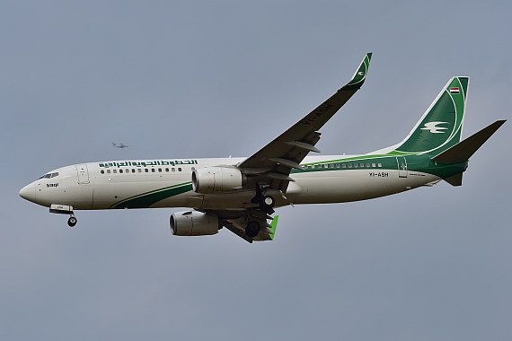 Iraqi Airways Boeing 737-800 YI-ASH Foto Huber Austrian Wings Media Crew_1