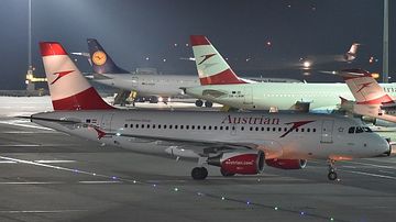 AUA Austrian Airlines Airbus A319 OE-LDG erster Flieger ohne myAustrian Foto Austrian Wings Media Crew
