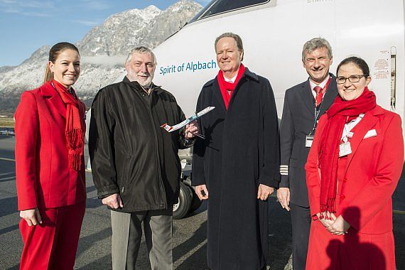 Flugzeug-Taufe "Spirit of Alpbach" mit Franz Fischler & Jaan Albrecht