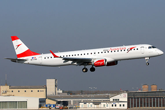 myAustrian Austrian Airlines Embraer 195 OE-LWD - Foto Austrian Wings Media Crew