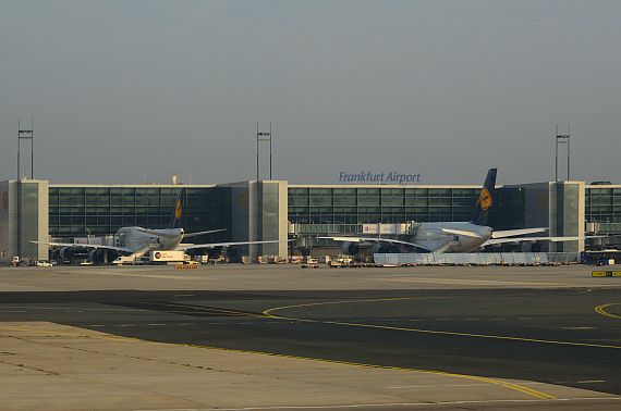 Lufthansa Boeing 747 und A380 auf dem Flughafen Frankfurt am Main Foto PA Austrian Wings Media Crew