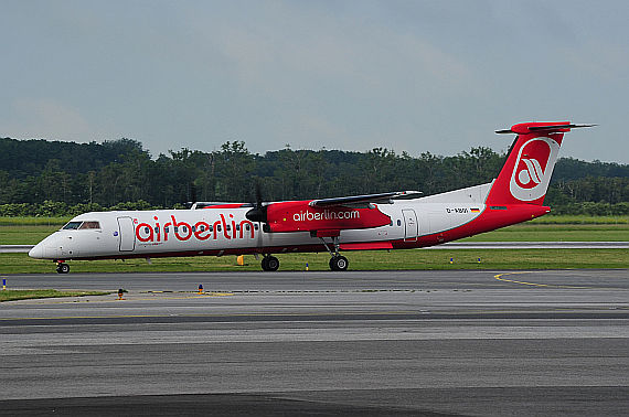 Air Berlin Q400 D-ABQI Foto PA Austrian Wings Media Crew