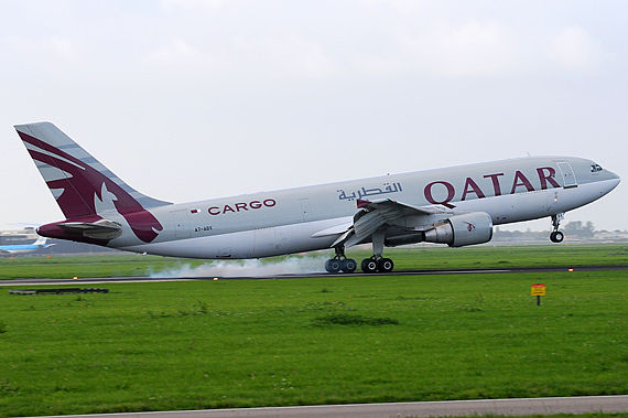 Qatar Cargo Airbus A300-600F - Foto: Chris Jilli